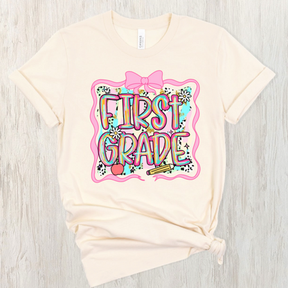 Watercolor Grade Level Tees