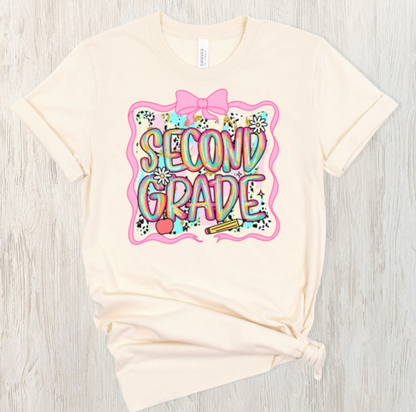 Watercolor Grade Level Tees