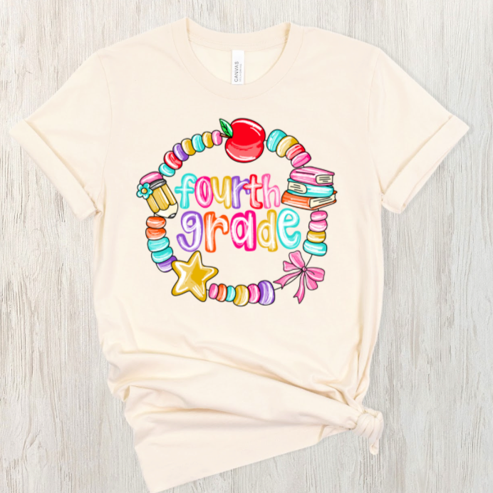 Friendship Bracelet Grade Level tee