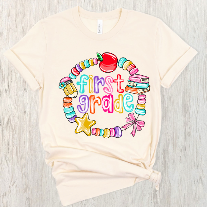 Friendship Bracelet Grade Level tee