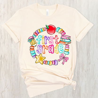 Friendship Bracelet Grade Level tee
