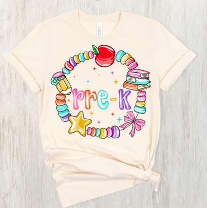 Friendship Bracelet Grade Level tee