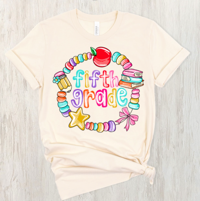 Friendship Bracelet Grade Level tee