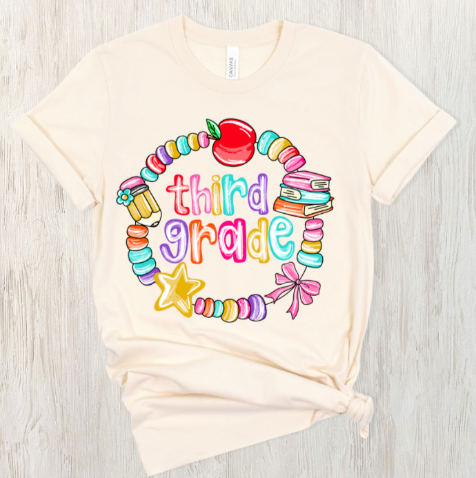 Friendship Bracelet Grade Level tee
