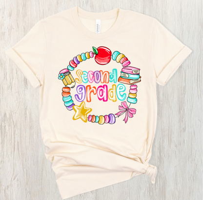 Friendship Bracelet Grade Level tee