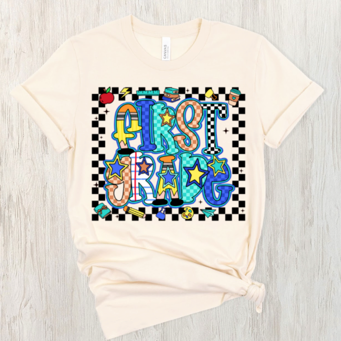 Colorful Grade Level Tee