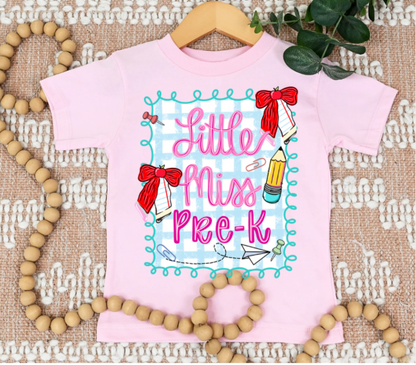 Little Miss Grade Level Tee