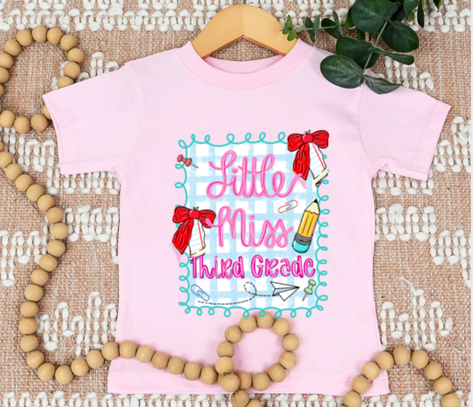 Little Miss Grade Level Tee