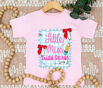 Little Miss Grade Level Tee