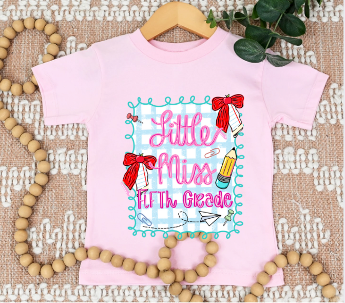 Little Miss Grade Level Tee