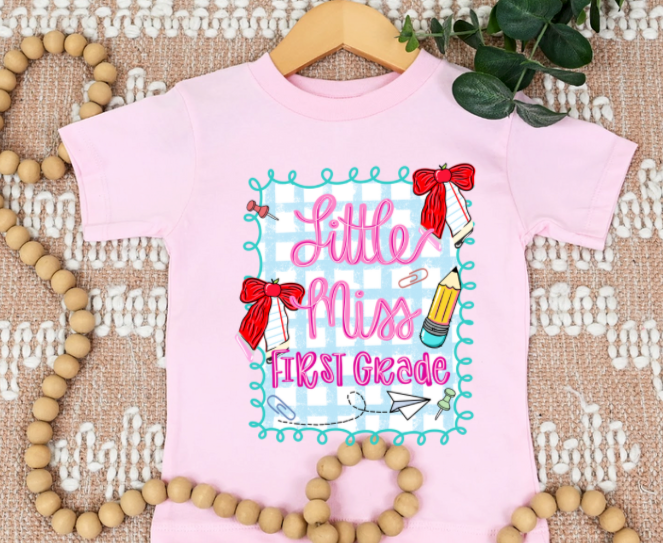 Little Miss Grade Level Tee
