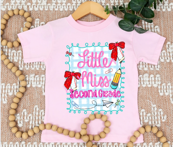 Little Miss Grade Level Tee