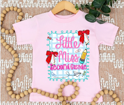 Little Miss Grade Level Tee