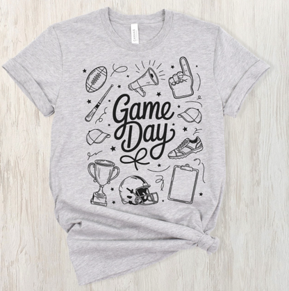 Game Day Scribble Tee