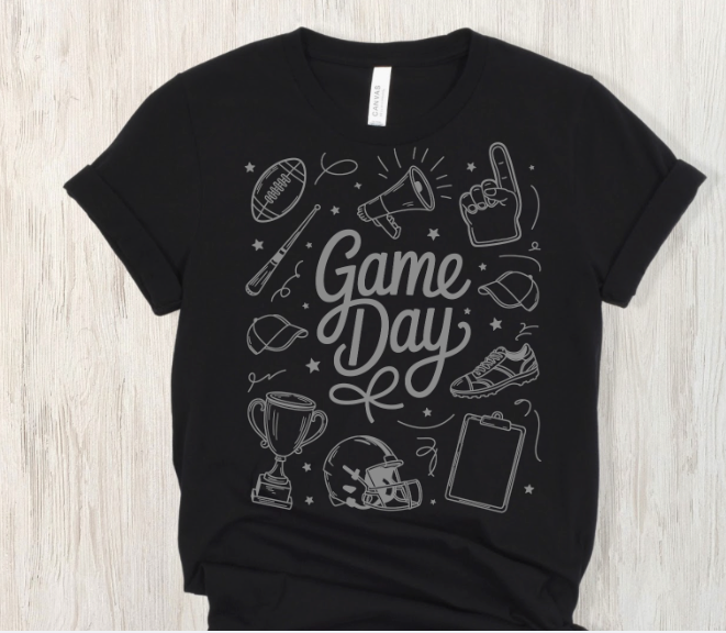 Game Day Scribble Tee