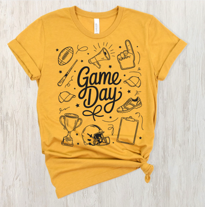 Game Day Scribble Tee