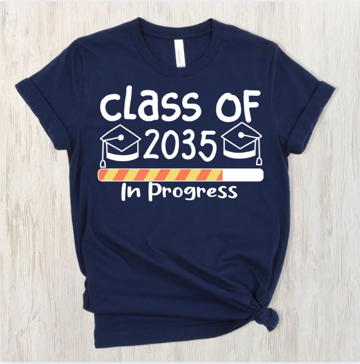 Grow with Me "Class of 2035" shirt