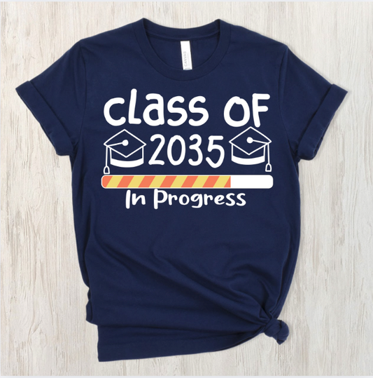 Grow with Me "Class of 2035" shirt