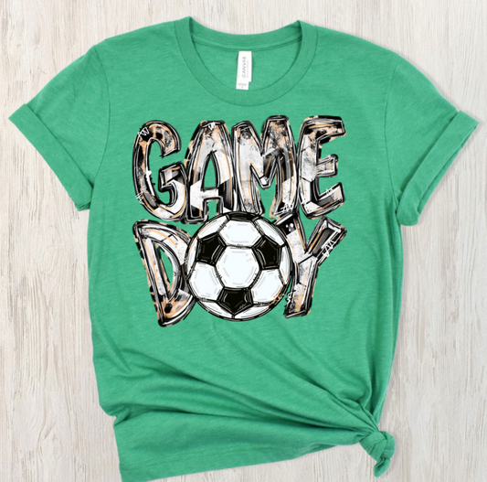 Leopard Soccer Game Day Tee