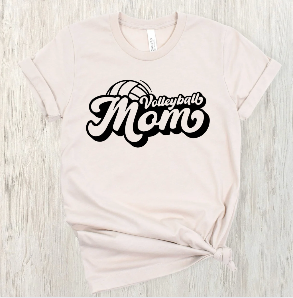 Vintage Volleyball Mom
