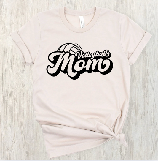 Vintage Volleyball Mom