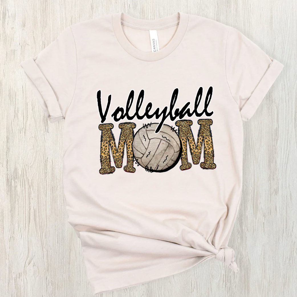 Grunge Leopard Volleyball