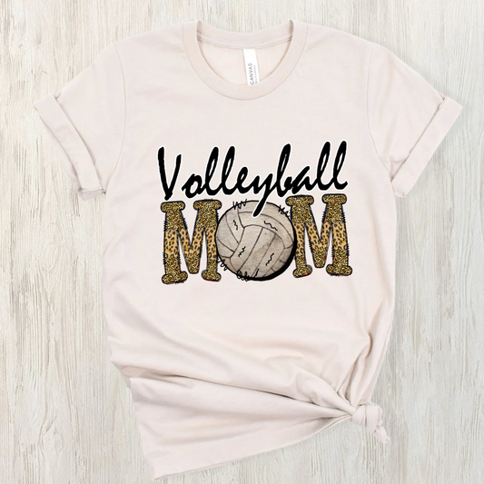 Grunge Leopard Volleyball