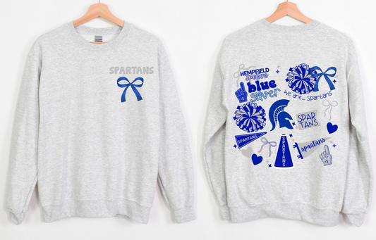 Hempfield Spirit Bow Crewneck
