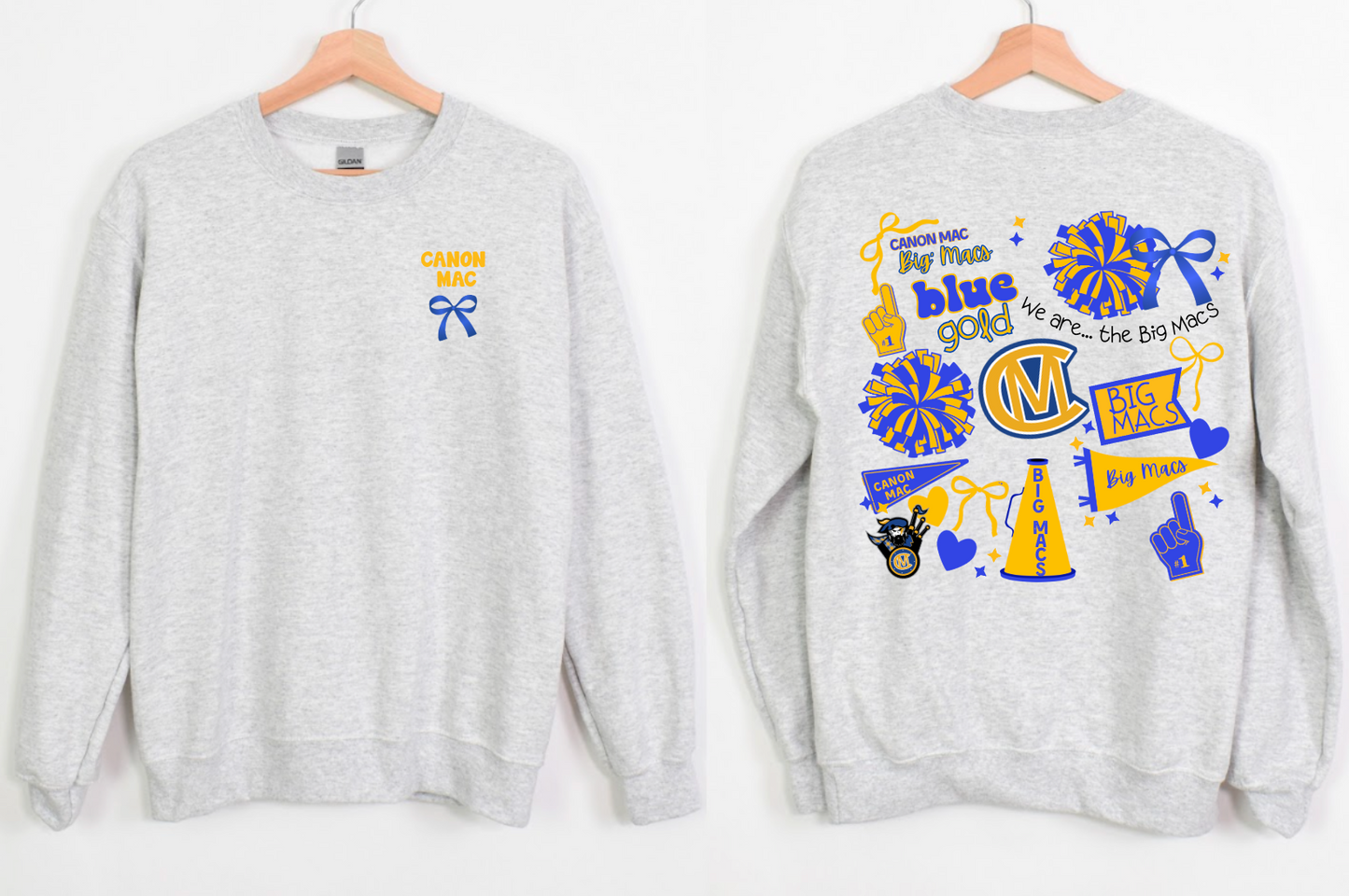 Canon Mac BIG MACS Spirit Bow Crewneck