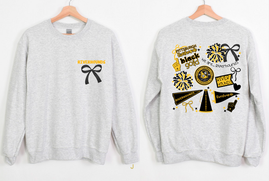 Riverhounds Spirit Bow Crewneck