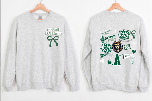 South Fayette Spirit Bow Crewneck