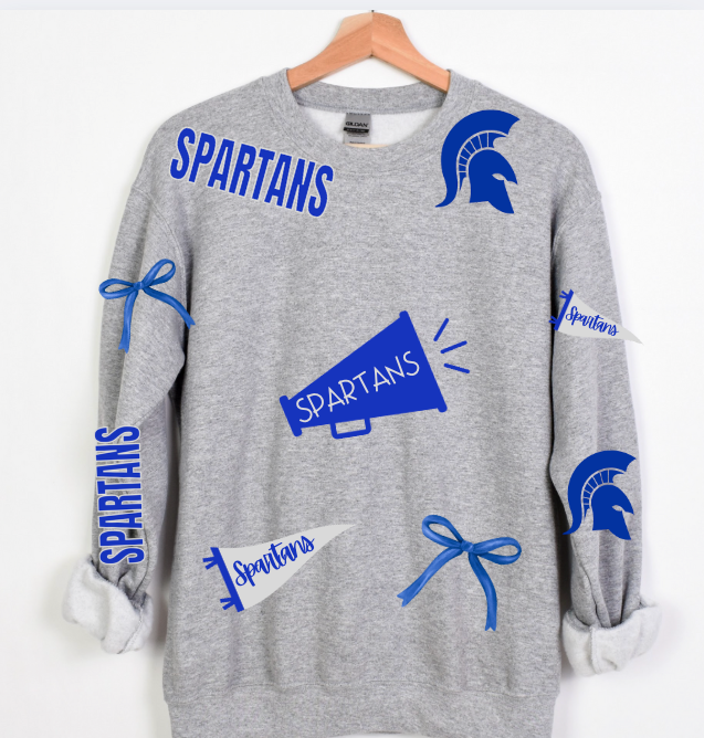 Hempfield Spartans Spirit Sweatshirt CUSTOM OPTION