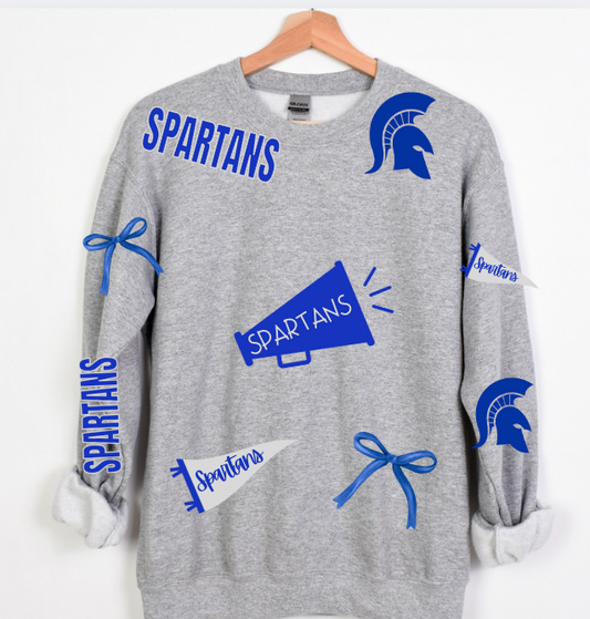 Hempfield Spartans Spirit Sweatshirt CUSTOM OPTION
