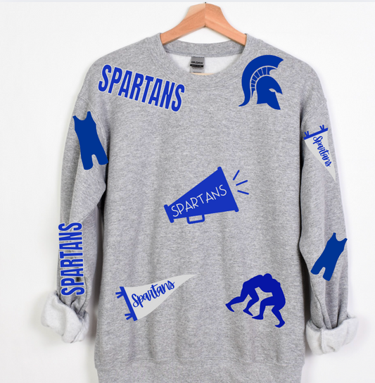 Hempfield Spartans WRESTLING Spirit Sweatshirt