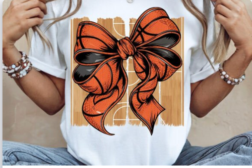 Basketball Court Coquette Crewneck