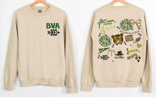 BVA Cross Country Bow Crewneck