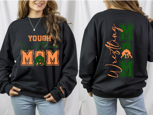 Yough Wrestling Mom Crewneck