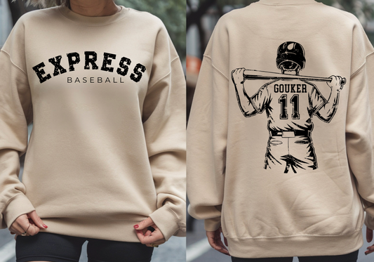 Express Baseball Personalized