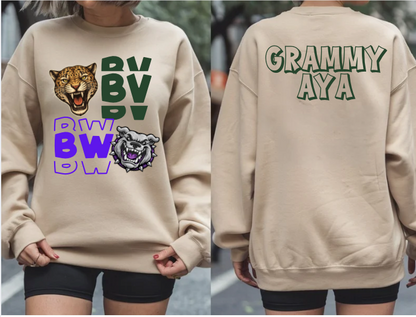 BW/BV Dual Team T-shirt and Crewneck Scalise Custom