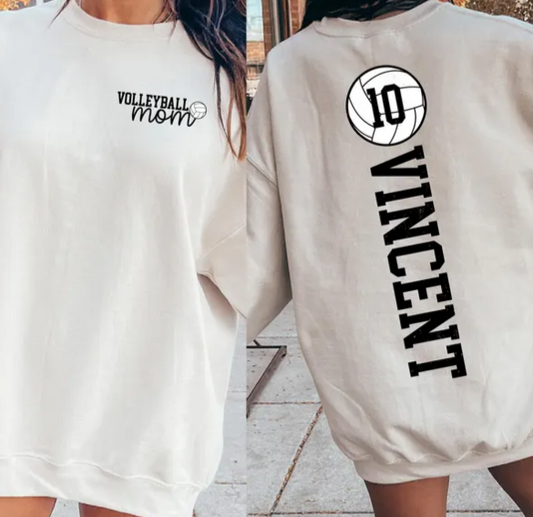 VOLLEYBALL mom- Personalized