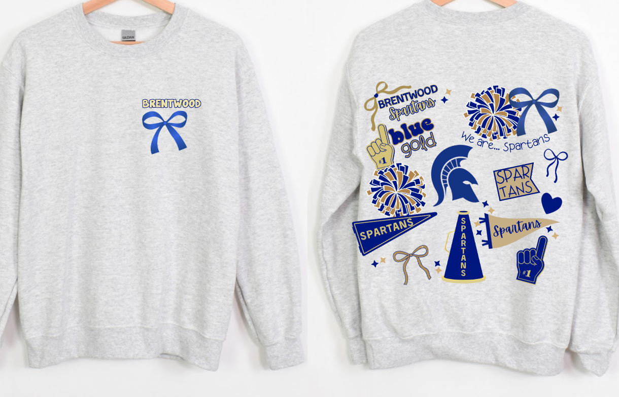 Brentwood Spirit Bow Crewneck