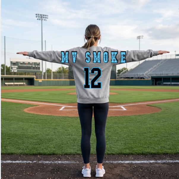 Personalized Across The Back Crew