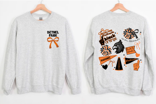 Bethel Park Spirit Bow Crewneck