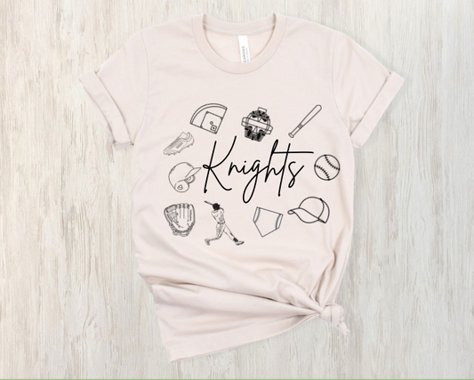 Knights Baseball Scatter