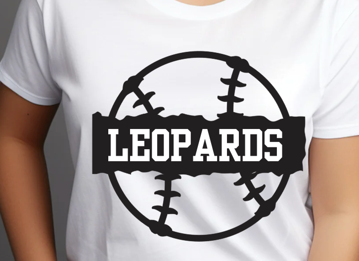 Leopard Baseball Tee