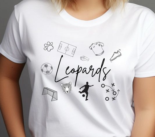 Leopard Soccer Doodle