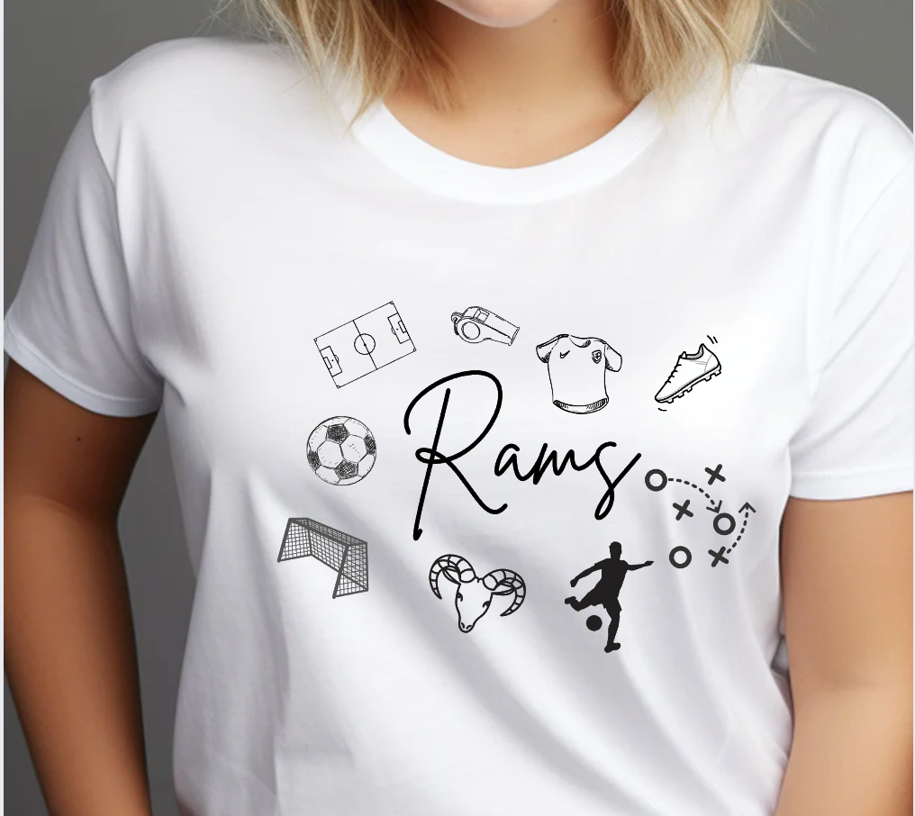 Rams Soccer Doodle