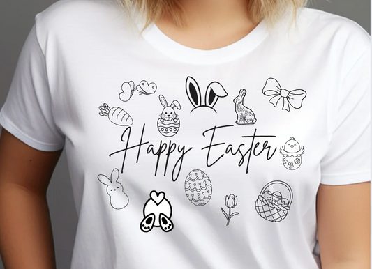 Easter Doodle Tee