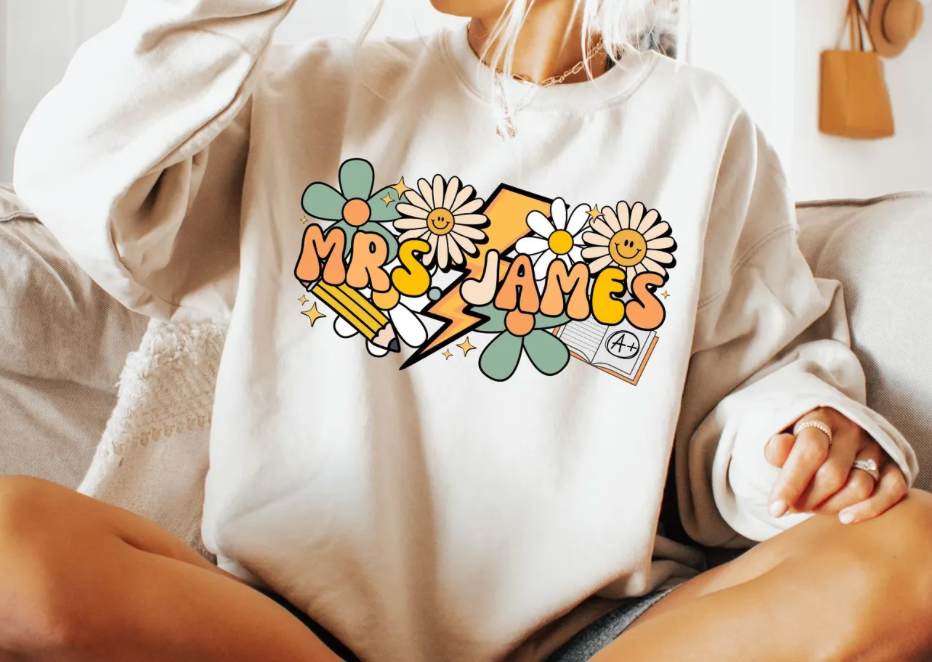 Personalized Teacher Tee
