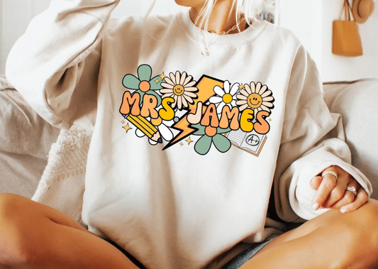 Personalized Teacher Tee